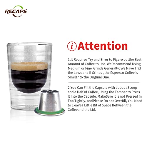 Dosette Nespresso réutilisable RECAPS 